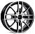 Диски AERO V2173 5.5 х 14 4*100 Et: 43 Dia: 60.1 черный с проточкой глянцевый