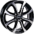 Диски AERO V2110 6 х 15 4*100 Et: 50 Dia: 60.1 черный с проточкой глянцевый