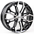 Диски RST R126 6 х 16 4*98 Et: 35 Dia: 58.6 черный с проточкой глянцевый