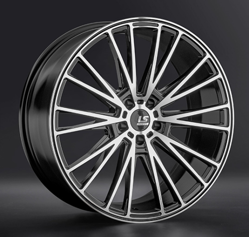 Диски LS wheels FlowForming RC60 9 х 21 5*108 Et: 38.5 Dia: 63.4 черный полностью полированный