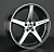 Диски LS wheels LS540 7 х 16 5*100 Et: 38 Dia: 73.1 черный полностью полированный
