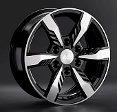 Диски LS wheels LS1301 7.5 х 17 6*139,7 Et: 35 Dia: 67.1 черный полностью полированный